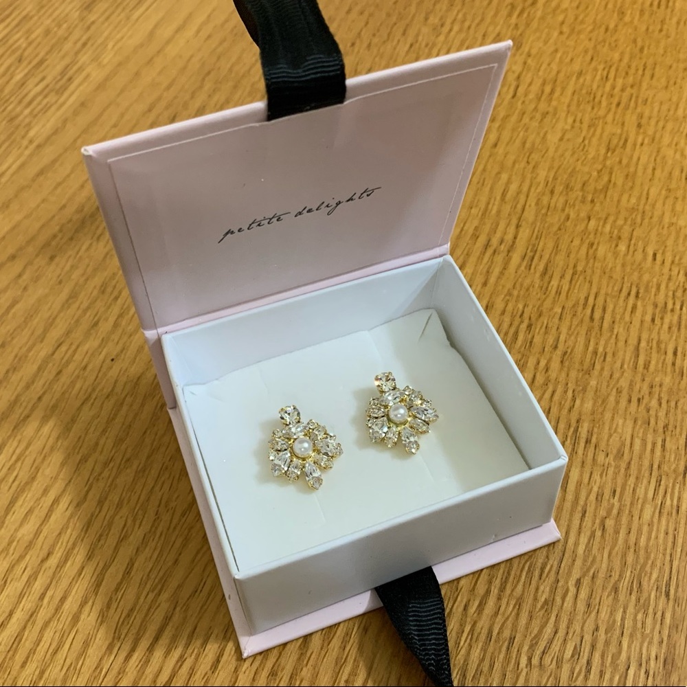 Ilona Rubin Dazzling Crystal Bridal Earrings - Picture 10 of 12